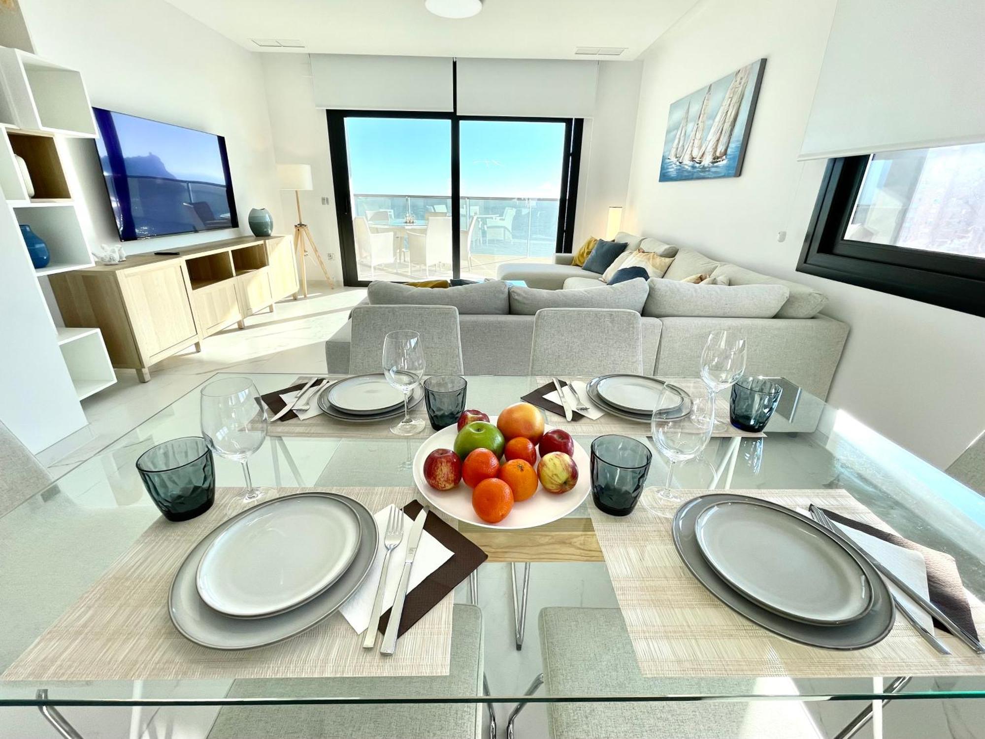 Luxury Apartment Sunset Cliffs Benidorm Bagian luar foto